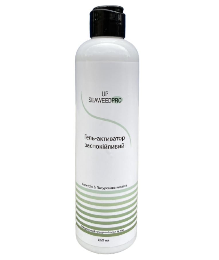 Універсальний заспокійливий  гель для обличчя та тіла SeaweedPro UP на основі алантоїну та гіалуронової кислоти  250 мл