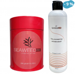 Набір антивіковий  для омолодження шкіри маска SeaweedPro з пептидним гелем-активатором 280 грам + 250 мл