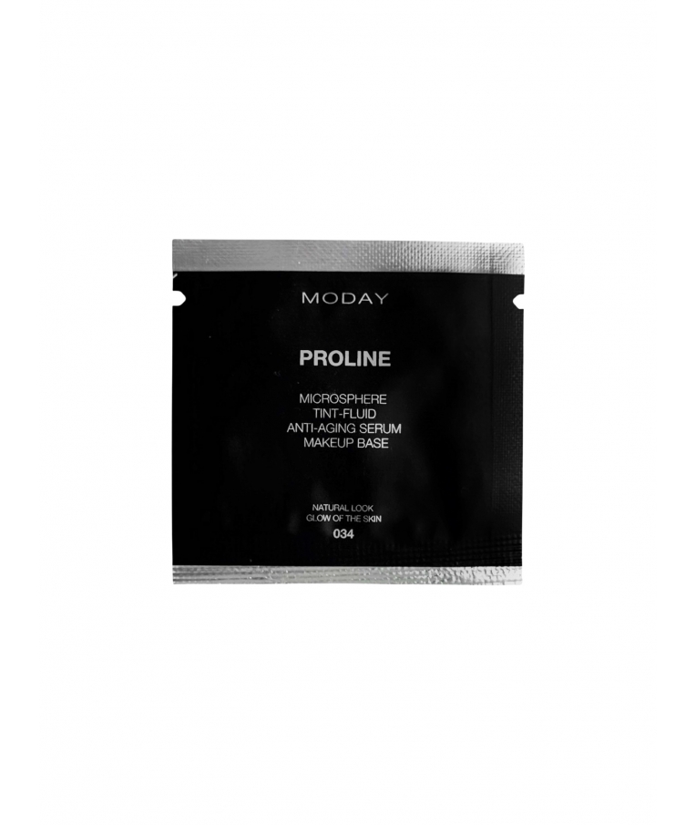 Тестер. Мікросферичний тінт-флюїд для макіяжу MODAY Microsphere Tint-fluid на основі аргініну та екстракту гіркого апельсину № 034, натуральний. 2 мл