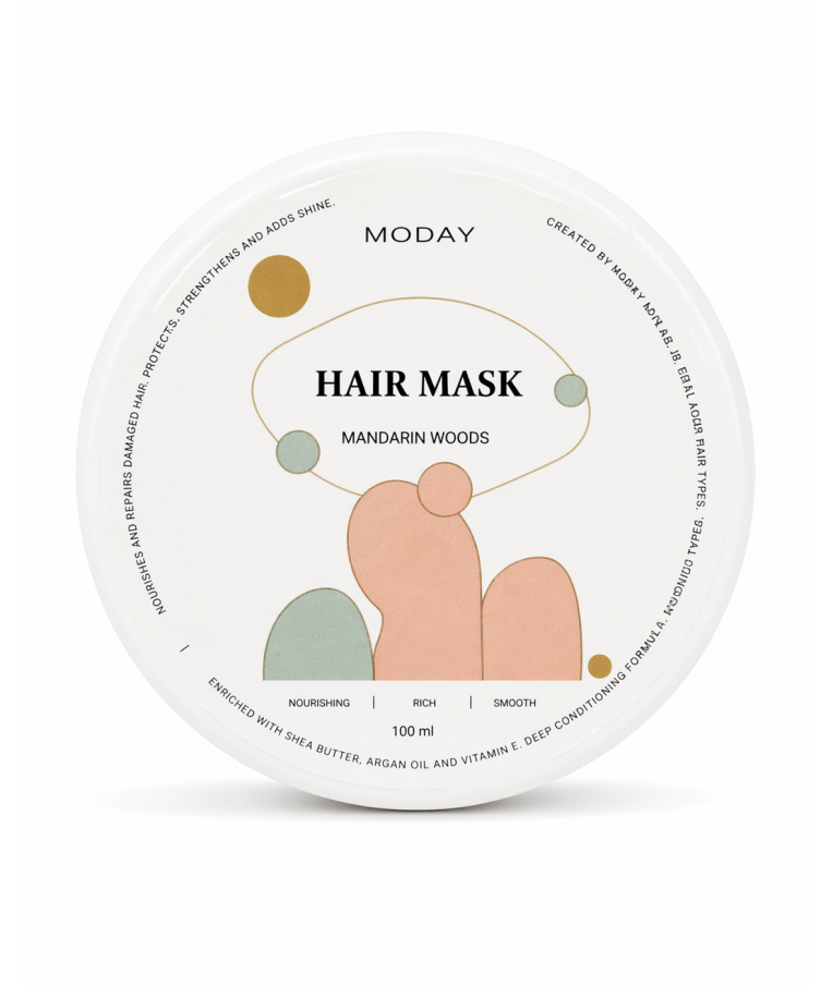 ВІДНОВЛЮЮЧИЙ МАСКА-КОНДИЦІОНЕР ДЛЯ ВОЛОССЯ MODAY HAIR CONDITIONER MANDARIN WOODSЗ АРГАНОВОЮ ОЛІЄЮ ТА НІАЦИНАМІДОМ 100 МЛ 