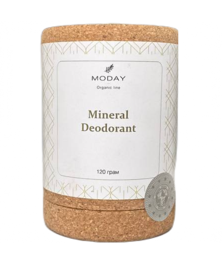 Мінеральний дезодорант-стік  MODAY Mineral Deodorant на основі природніх квасців 120гр