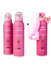 АКЦІЯ! Бульбашкова пінка для душу MODAY FOAM BUBBLES PINK CHAMPAGNE з ароматом рожевого шампанського 150 мл