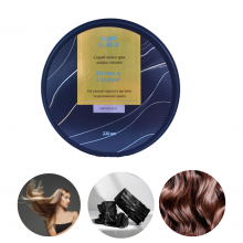 Скраб-пілінг для  шкіри голови MODAY HAIR SCRUB Detox & Cleanse на основі чорного бамбукового органічного вугілля та діатомової землі 220 мл