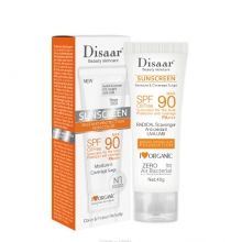 Сонцезахисний крем  для шкіри світлих типів Disaar Sunscreen SPF 90 Oil Free 40 гр