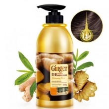 Зміцнюючий проти випадіння шампунь для волосся Bioaqua Ginger Hair Shampoo з екстрактом імбиру 400 мл